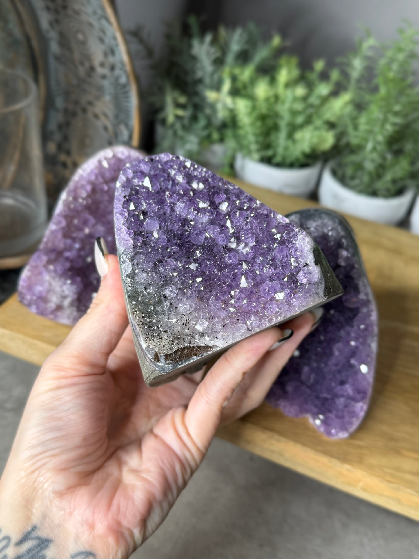 Brazilian Amethyst Cut Bases