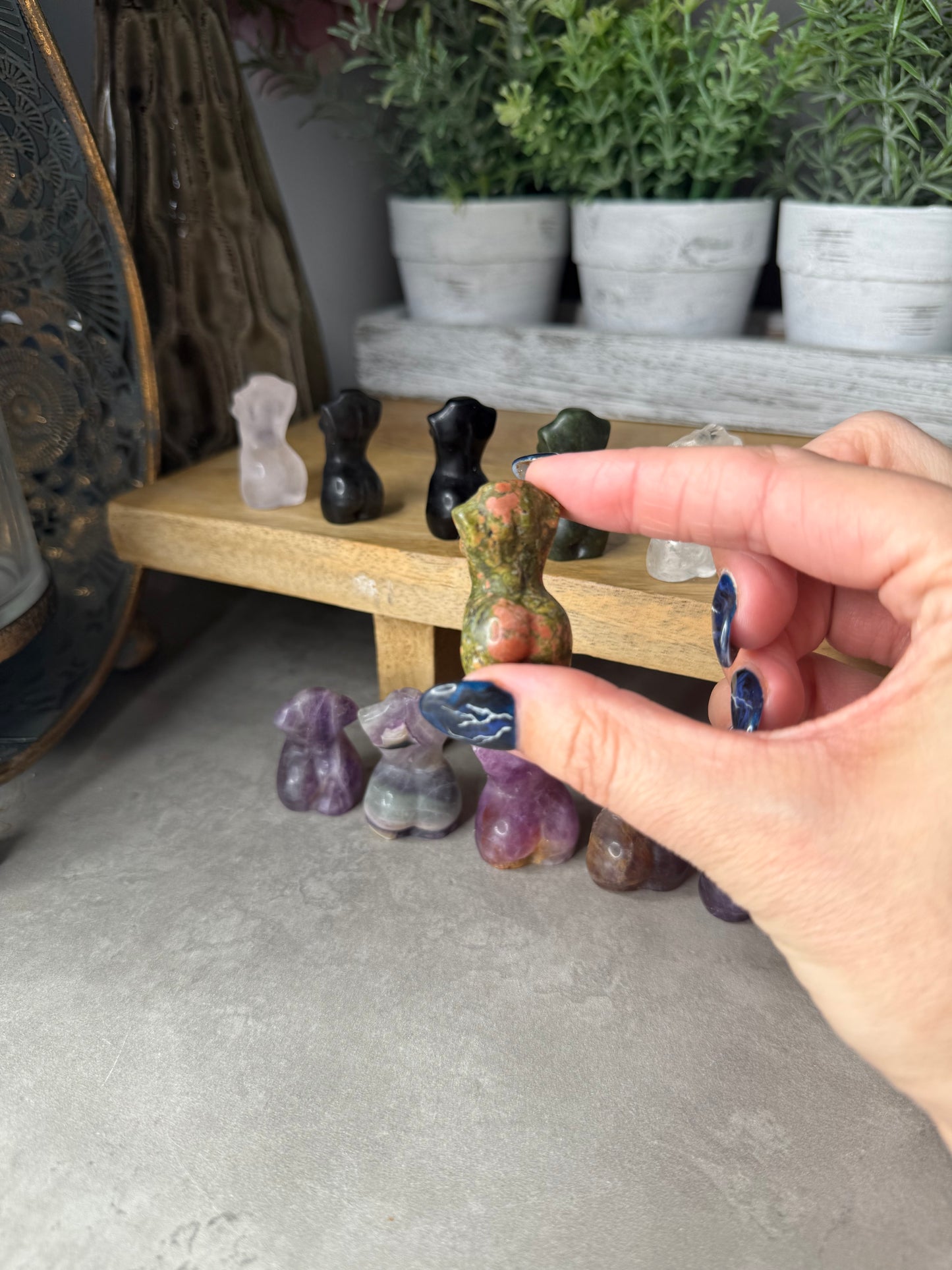 Goddess Mini Crystal Carvings