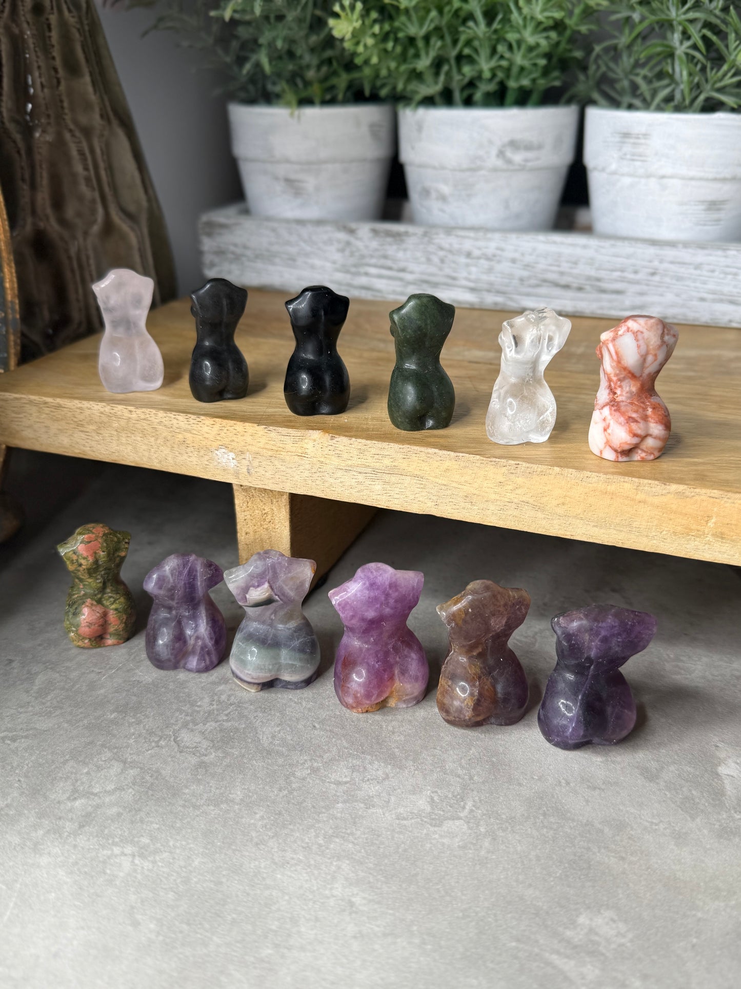 Goddess Mini Crystal Carvings