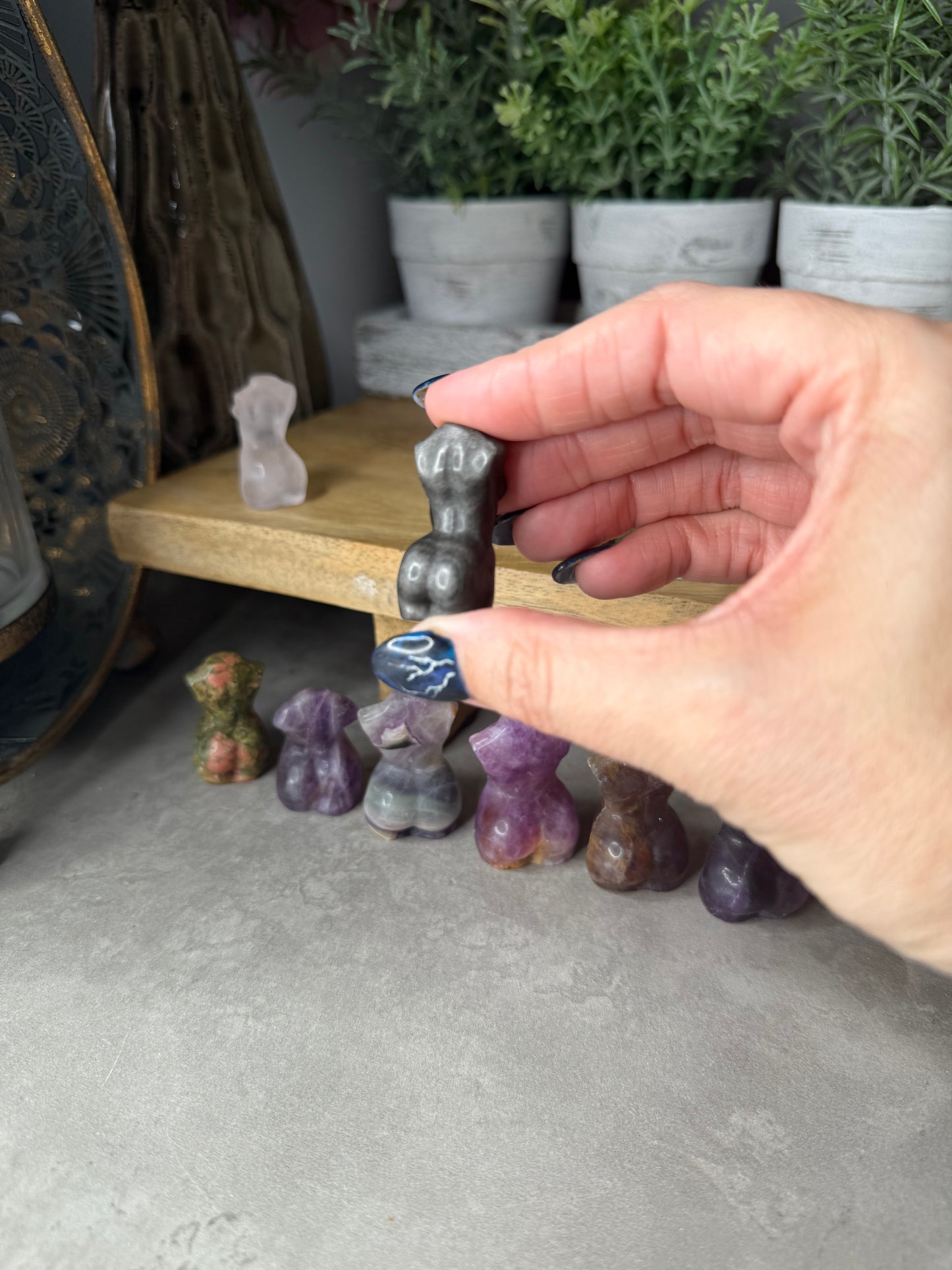 Goddess Mini Crystal Carvings