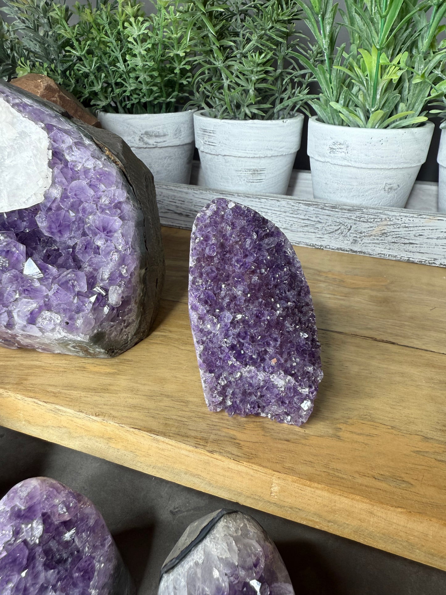 Amethyst Crystal Cut Base