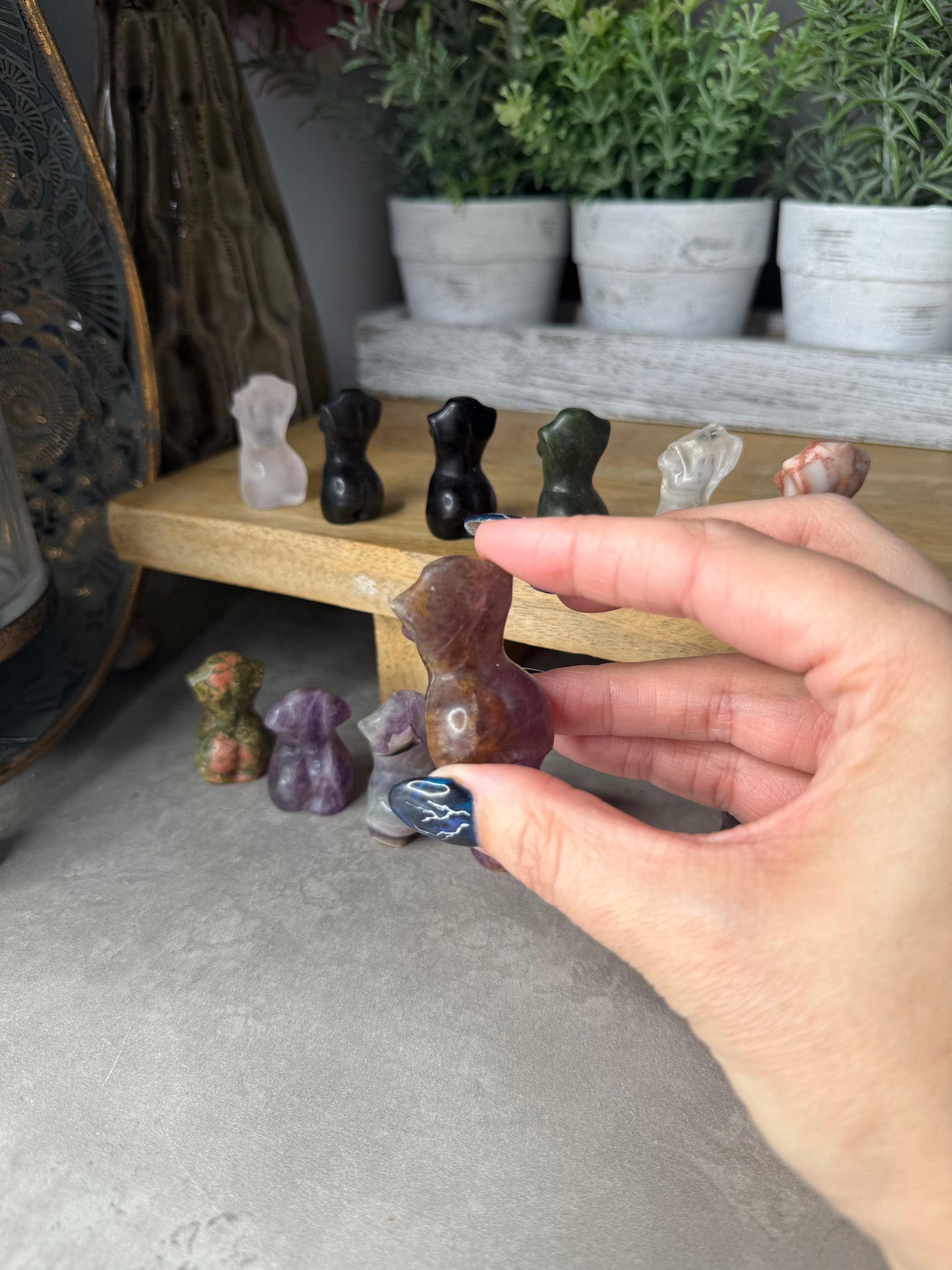 Goddess Mini Crystal Carvings