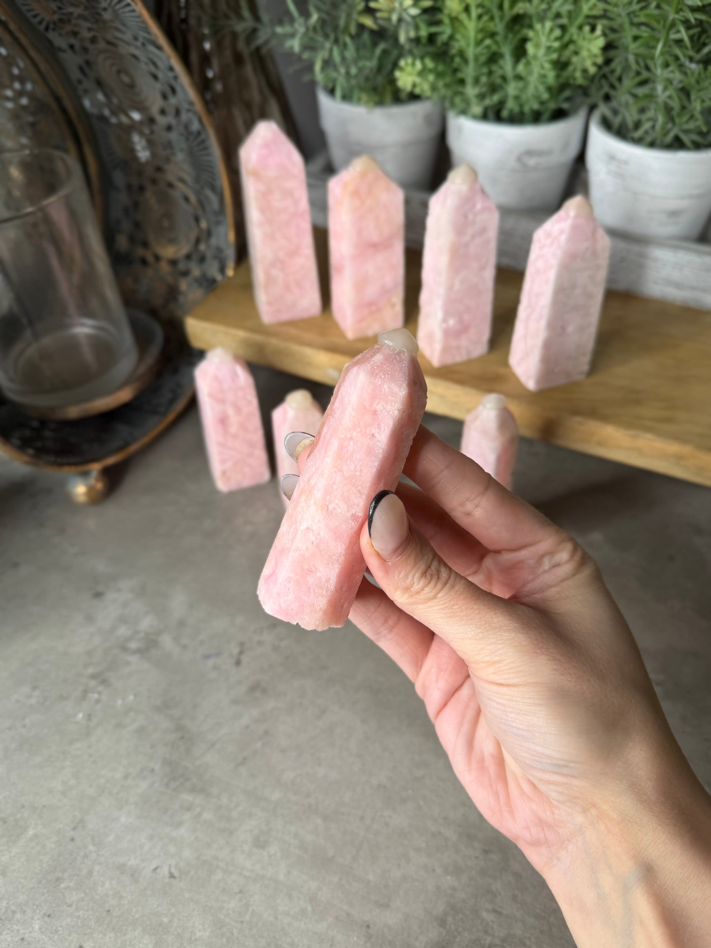 Pink Hemimorphite Towers