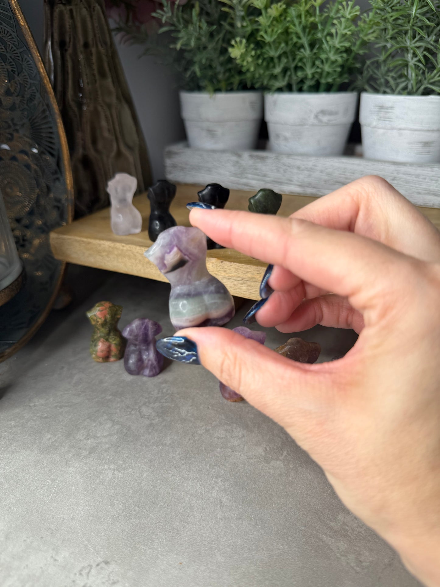 Goddess Mini Crystal Carvings