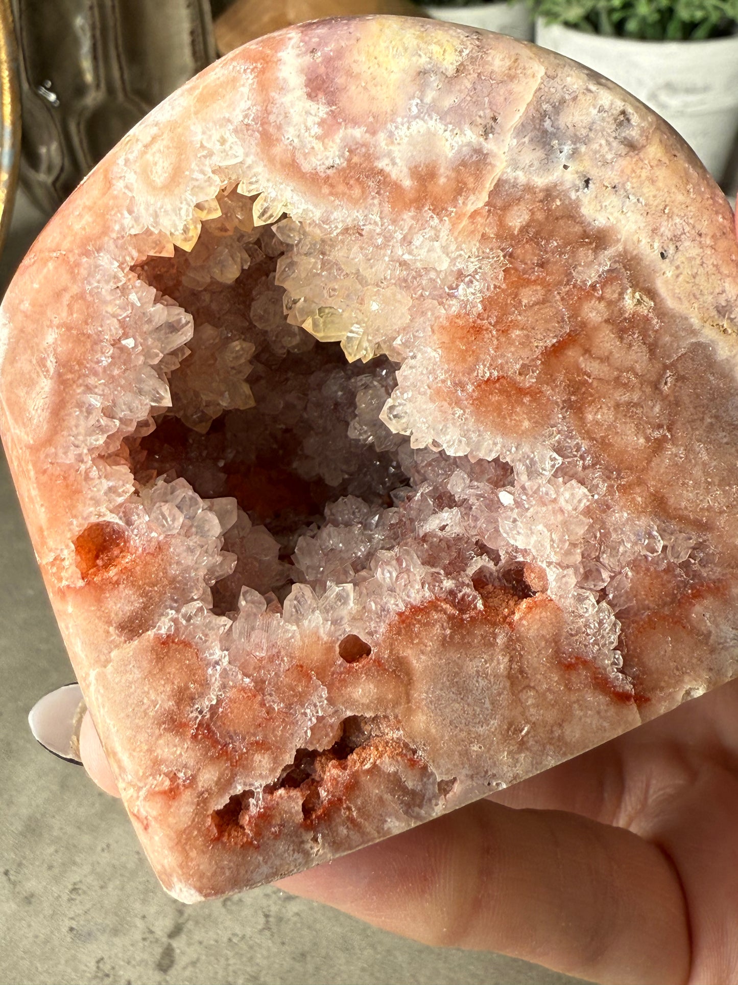 Druzy Pink Amethyst Crystal Freeform