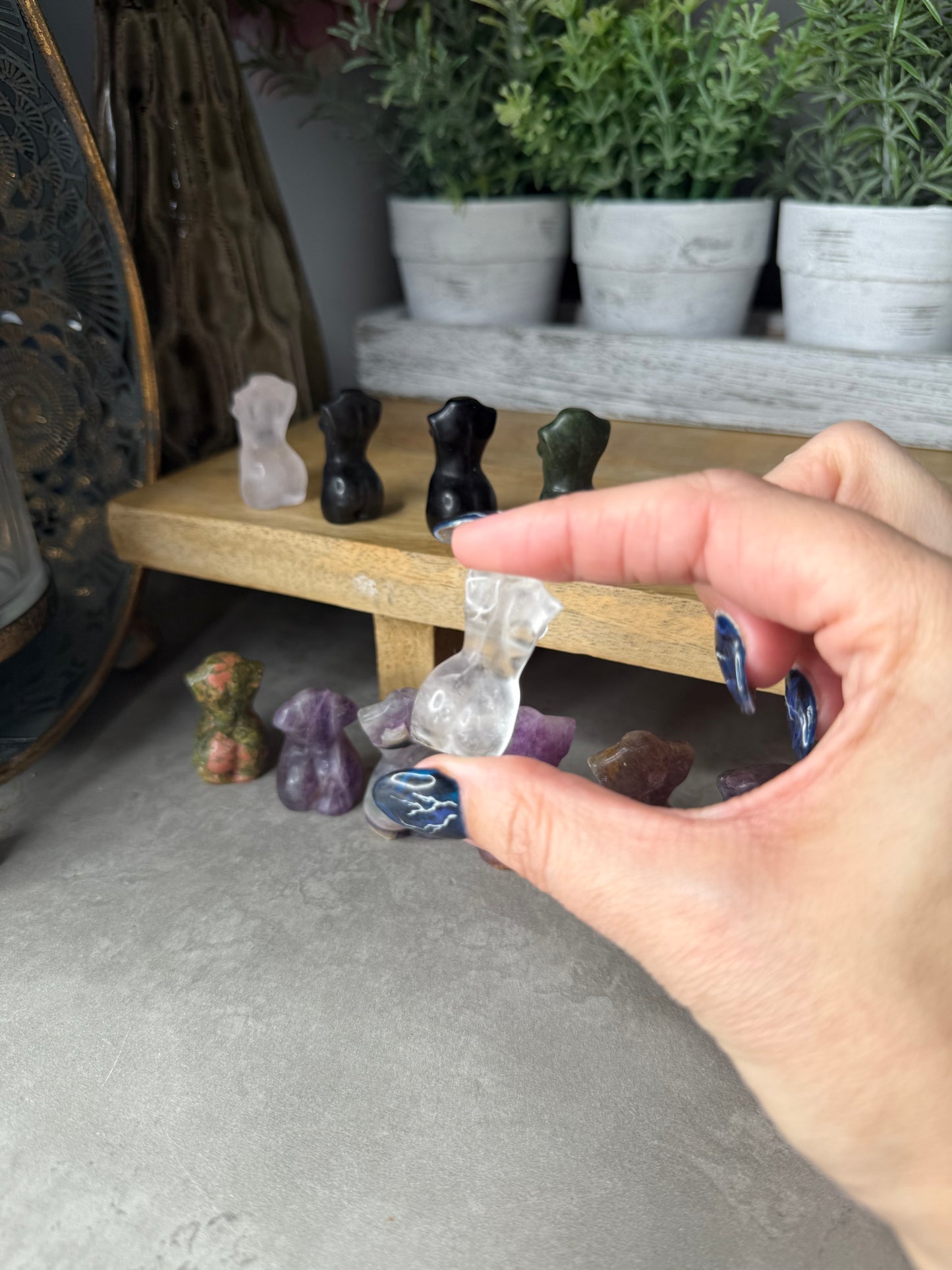 Goddess Mini Crystal Carvings