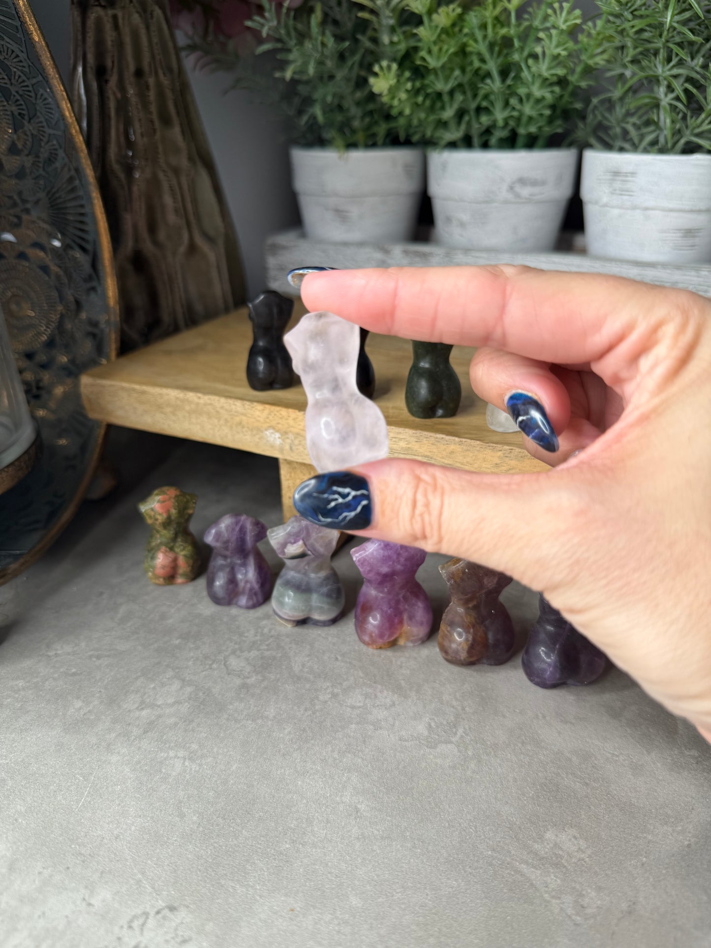 Goddess Mini Crystal Carvings