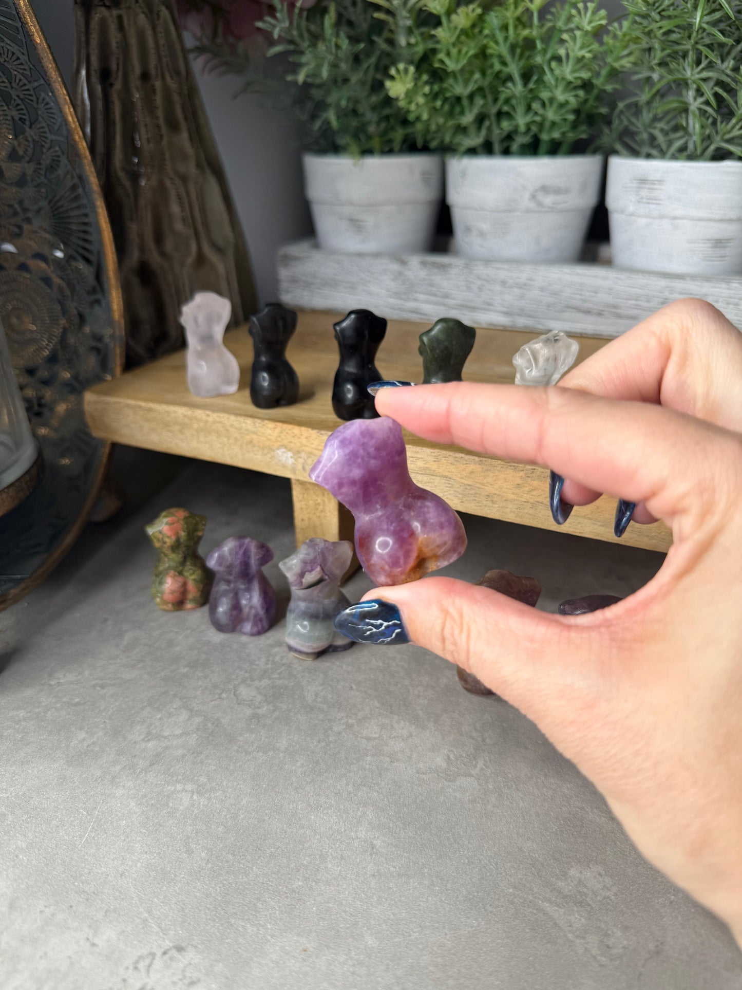 Goddess Mini Crystal Carvings