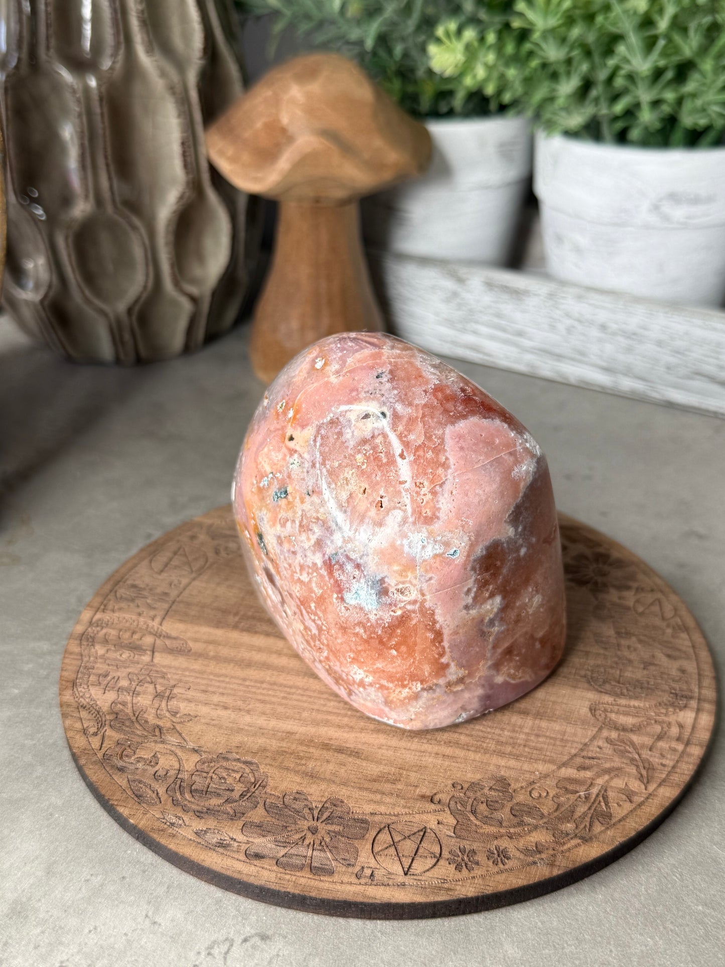 Druzy Pink Amethyst Crystal Freeform