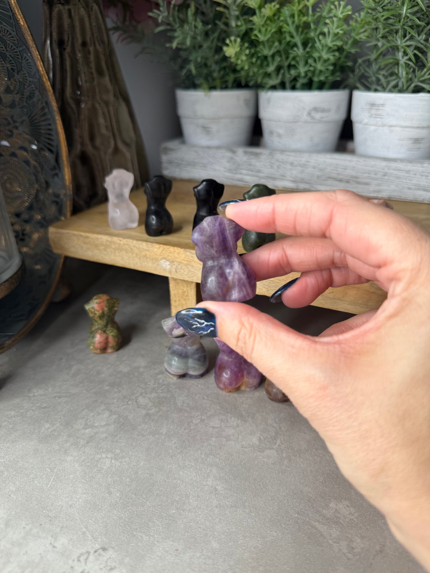 Goddess Mini Crystal Carvings