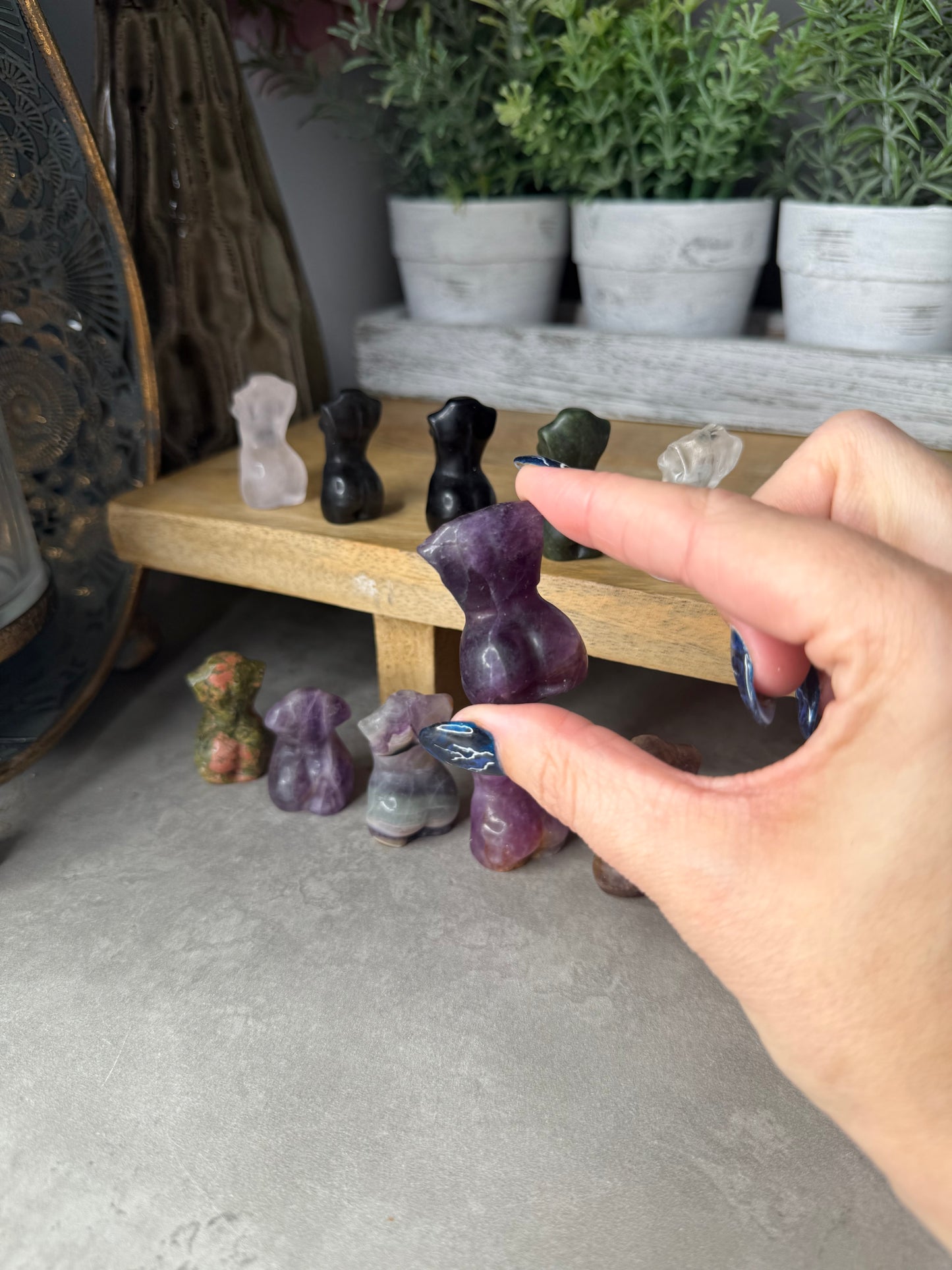 Goddess Mini Crystal Carvings