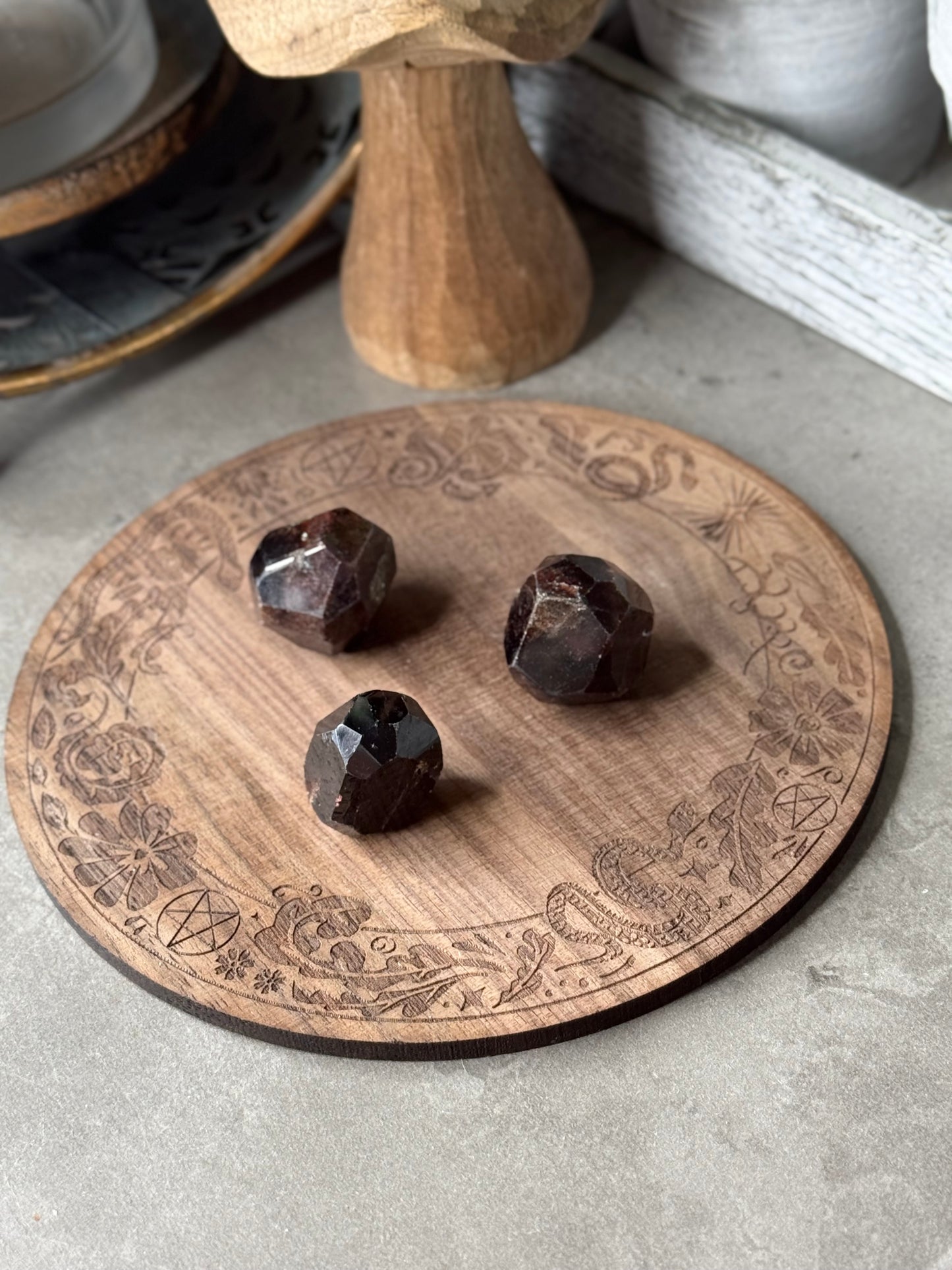 Almandine Garnet Specimens from Sri Lanka