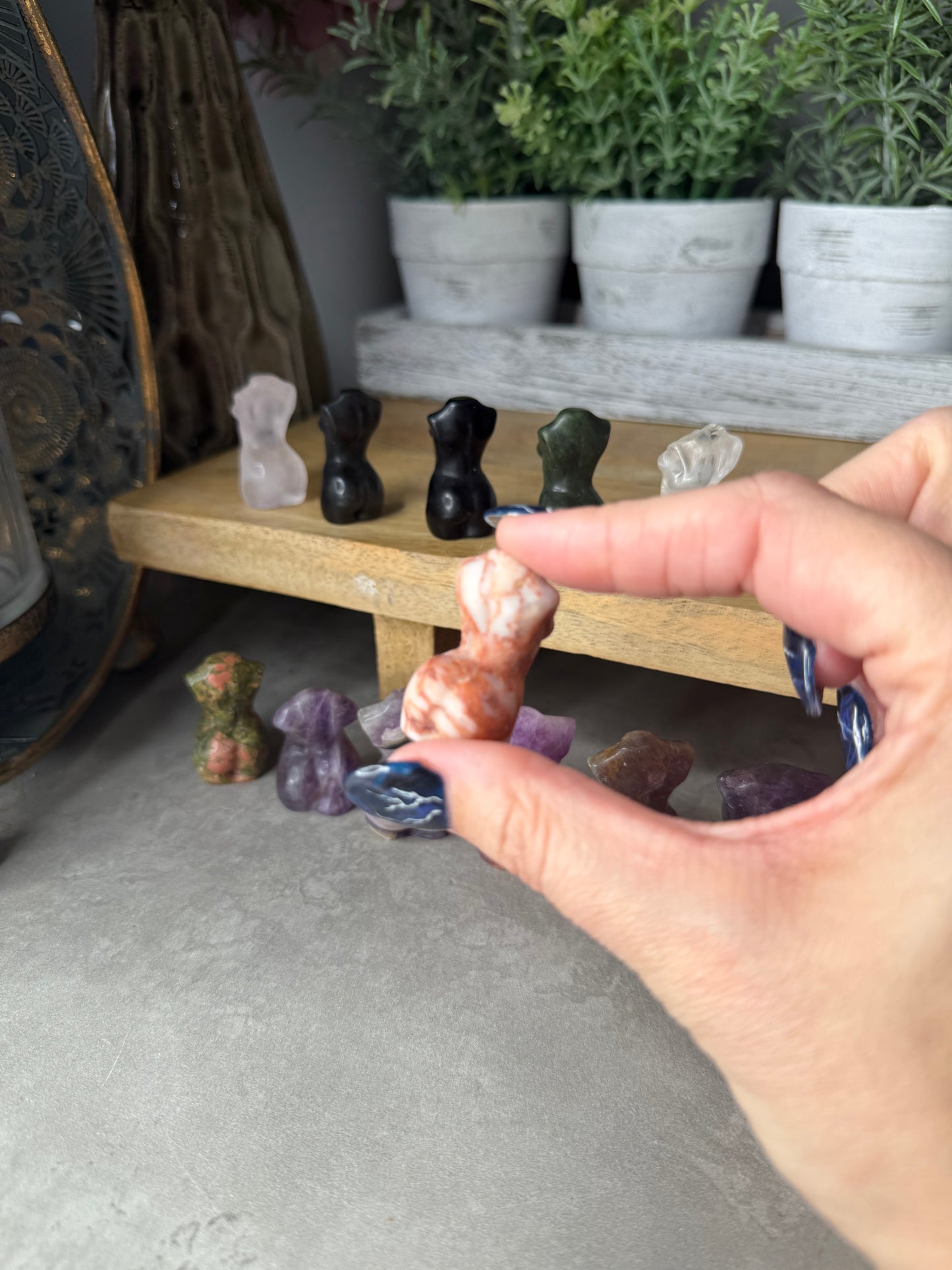 Goddess Mini Crystal Carvings