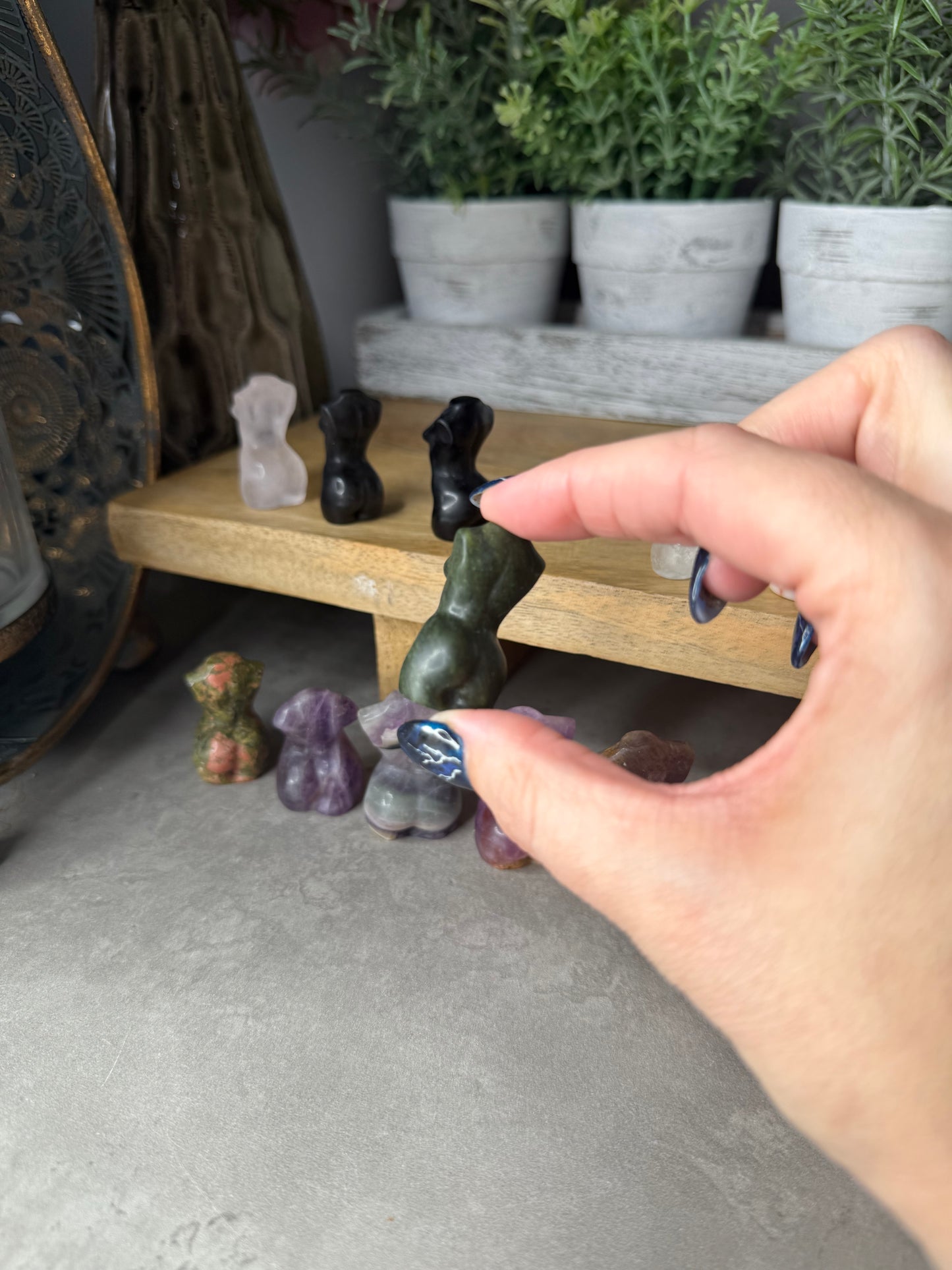 Goddess Mini Crystal Carvings
