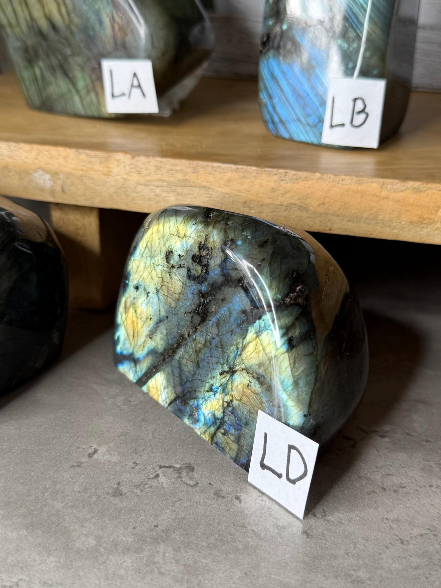 Labradorite Crystal Freeforms, Spiritual Healing, Protection, Grounding, Personal Power, Self-Discovery, Beautifully Polished Stones