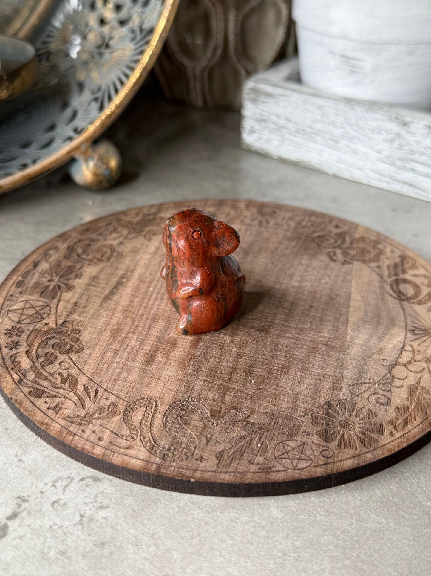 Mouse Mini Crystal Carvings