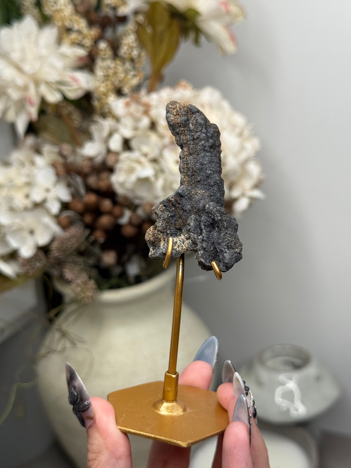 Botryoidal Goethite with Druzy Quartz Coating from Banten, Indonesia - G