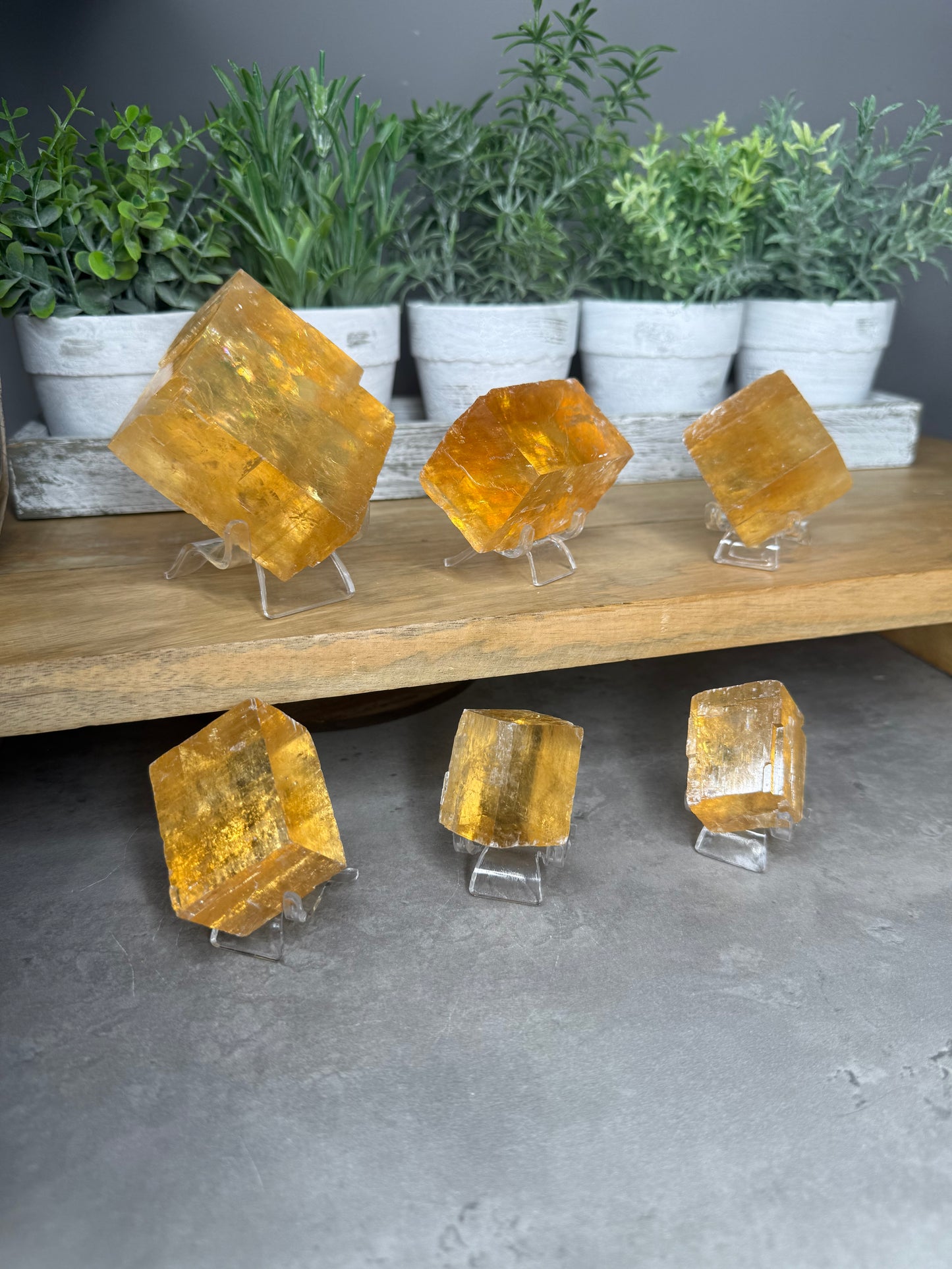 AAA Raw Optical Honey Calcite Crystals