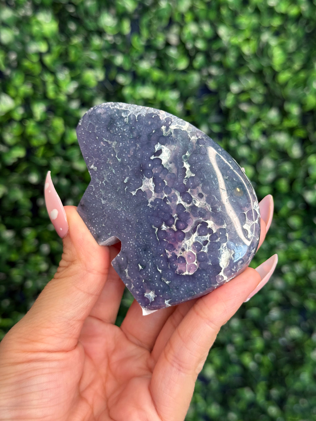 Grape Agate Bear Crystal Carvings from Indonesia B