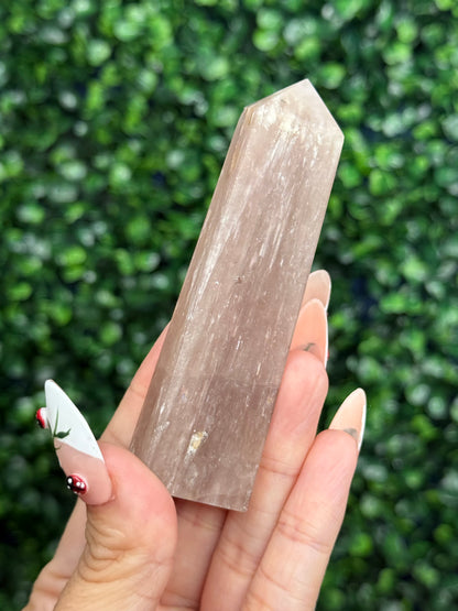 Pink Tourmaline Towers Crystal Carvings