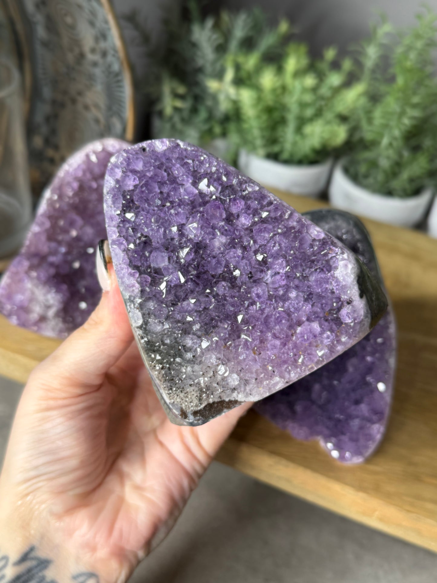 Brazilian Amethyst Cut Bases