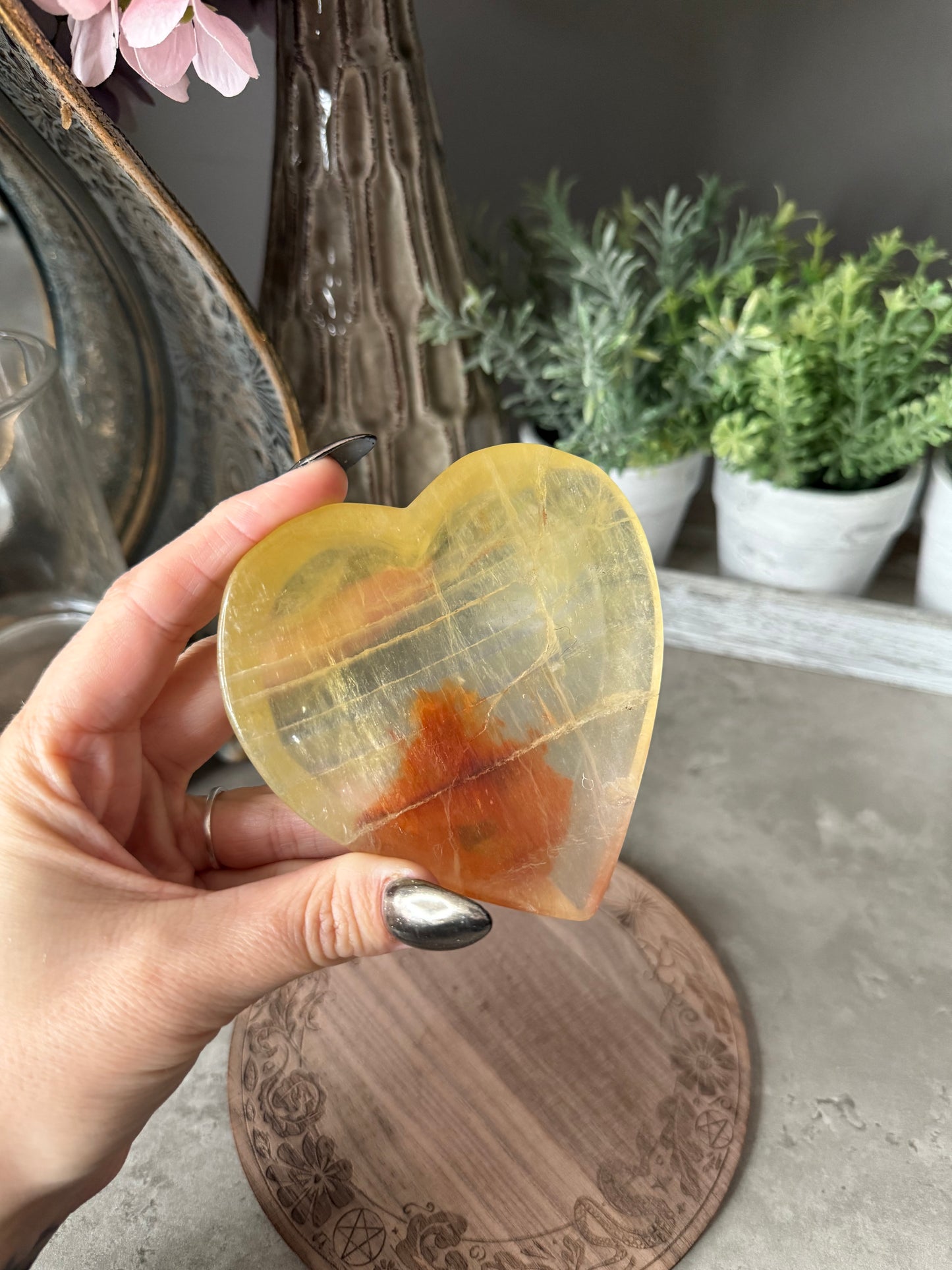 Fluorite Heart Bowl