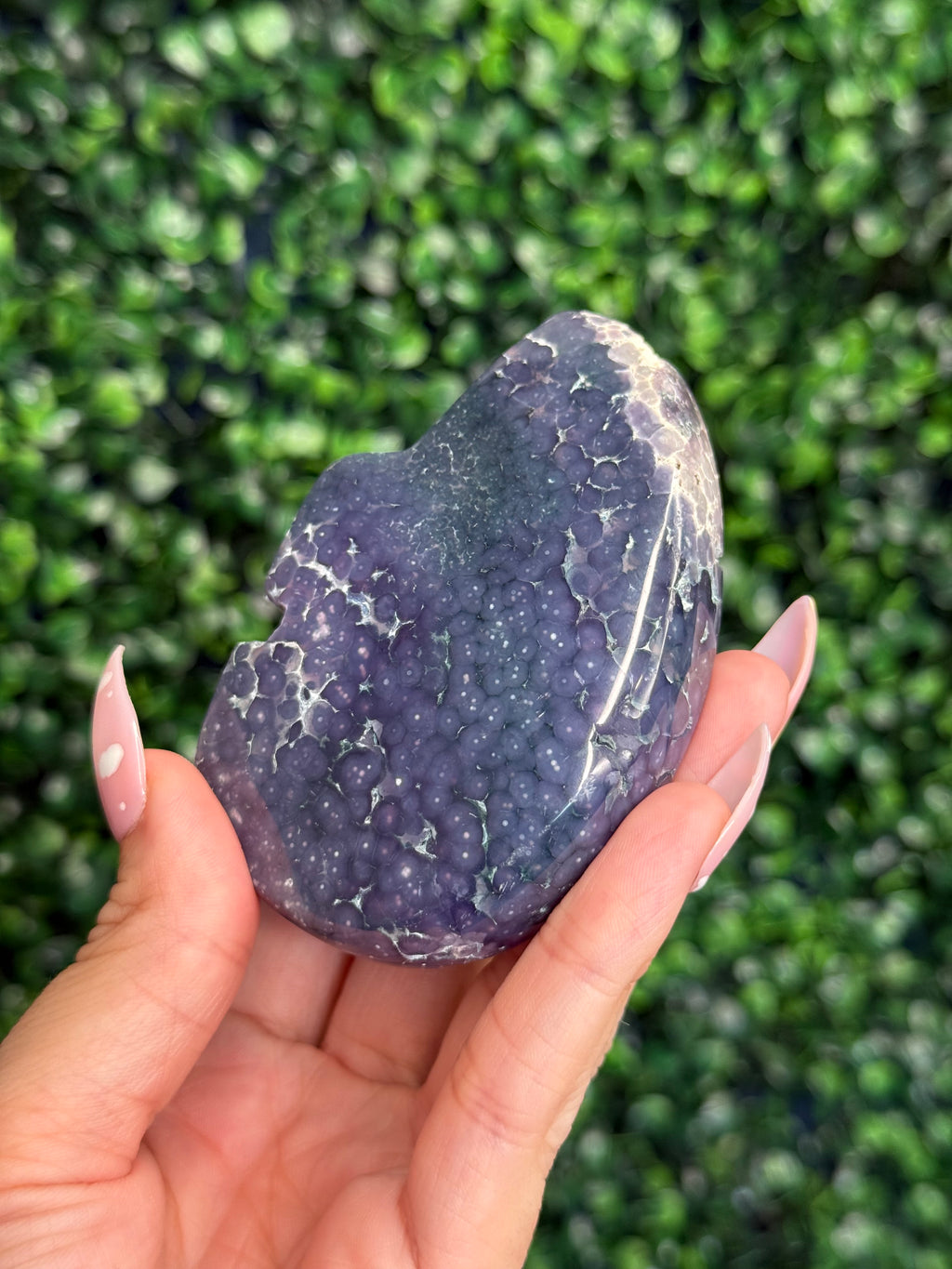 Grape Agate Bear Crystal Carvings from Indonesia A