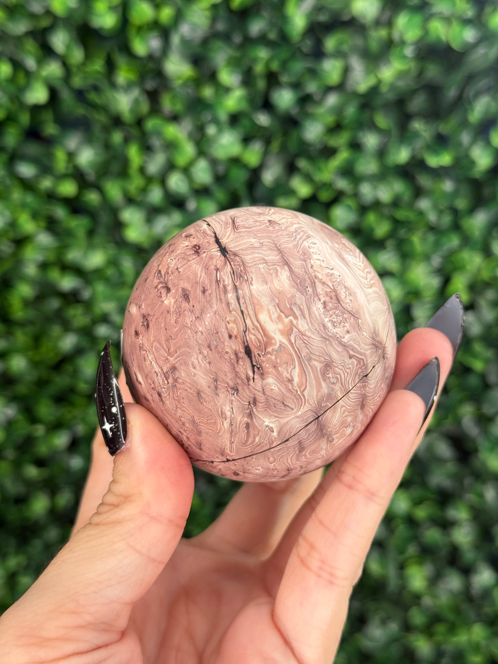 Pink Picture Jasper Spheres A