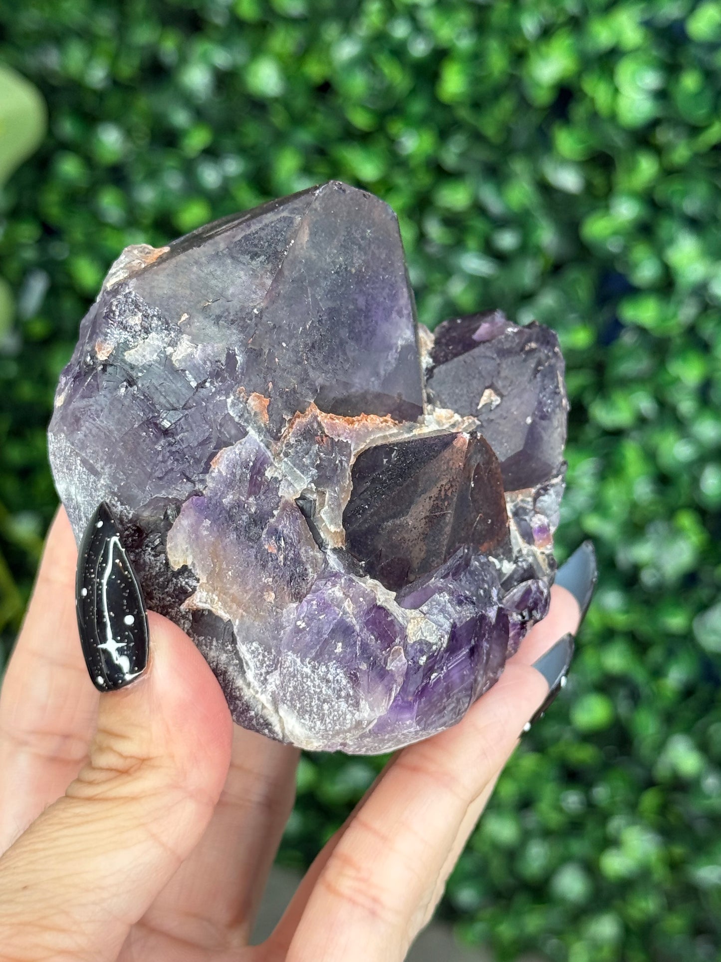 Hematite-Included Amethyst Alien Amethyst U