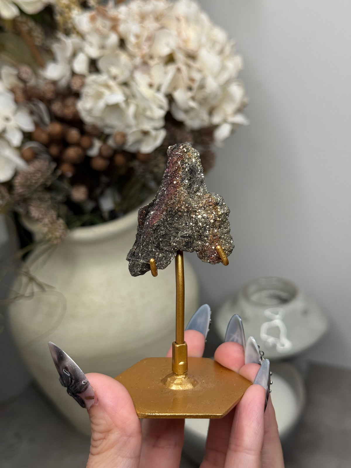 Pyritized Petrified Wood from Indonesia - J