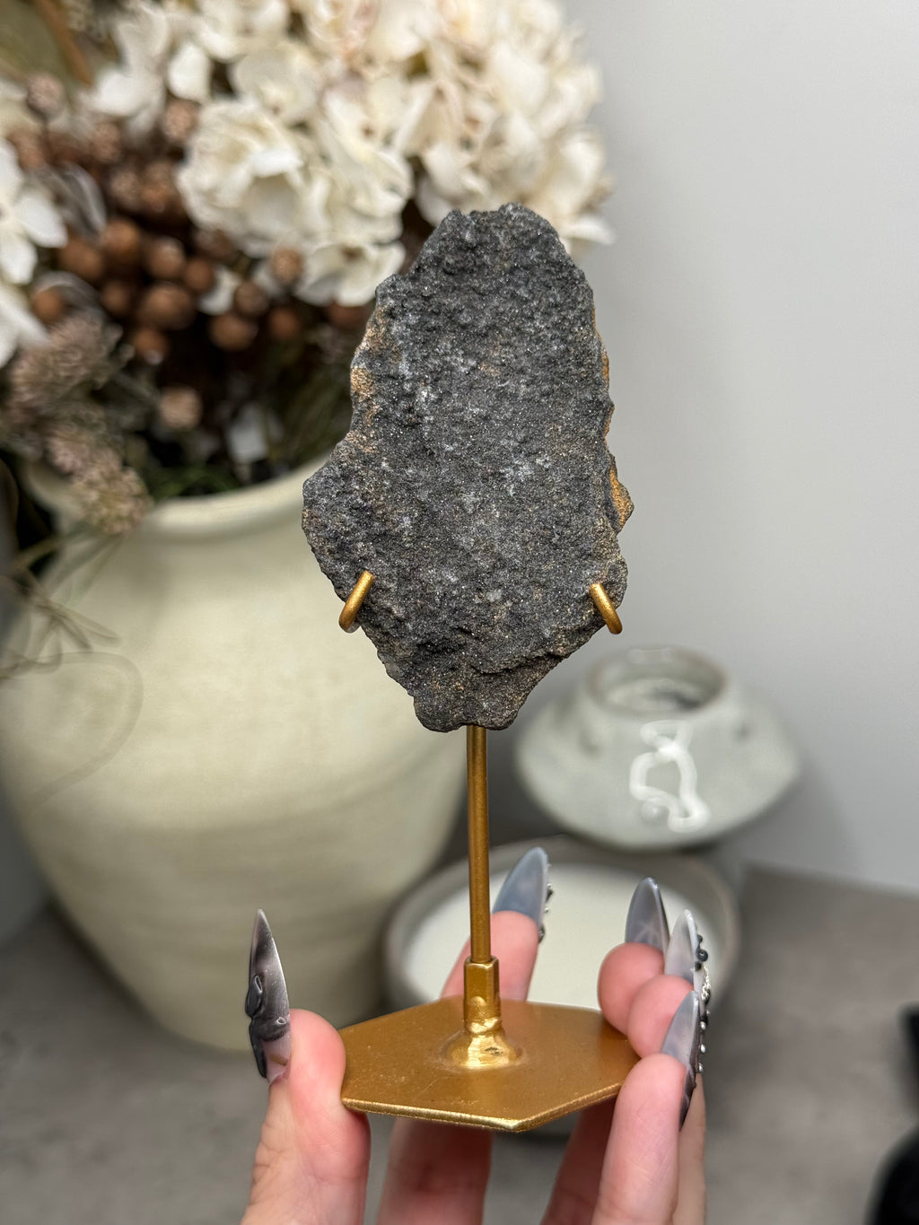 Botryoidal Goethite with Druzy Quartz Coating from Banten, Indonesia - E