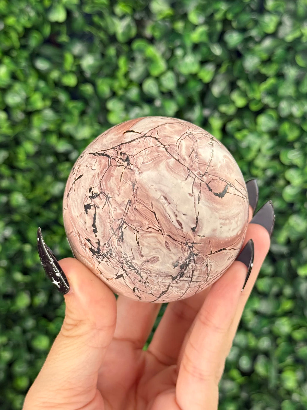 Pink Picture Jasper Spheres B
