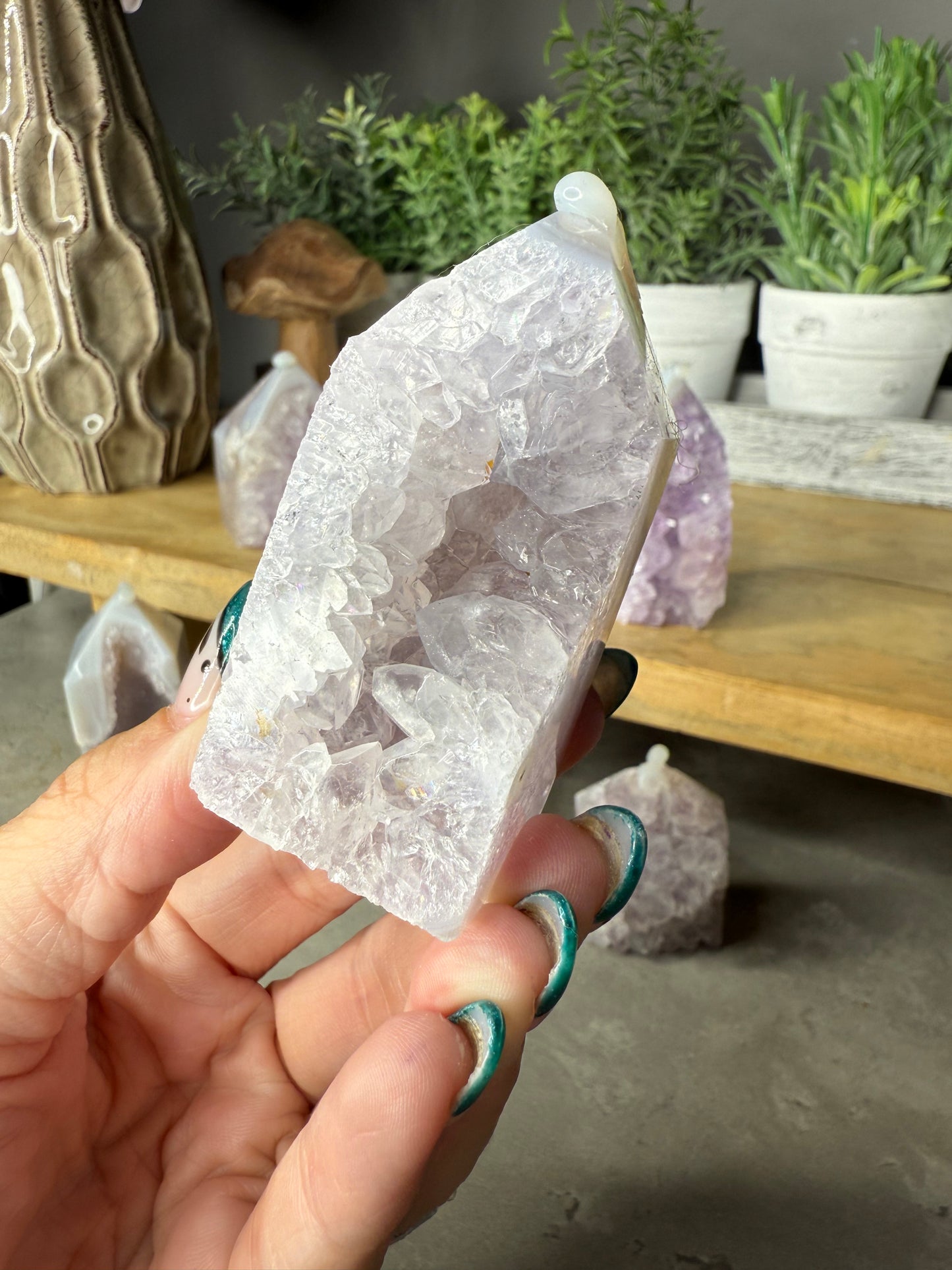 Druzy Amethyst Agate Crystal Towers