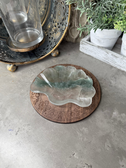 Fluorite Shell Bowl - Imperfect