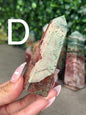 Unicorn Jasper Towers Crystal Carvings