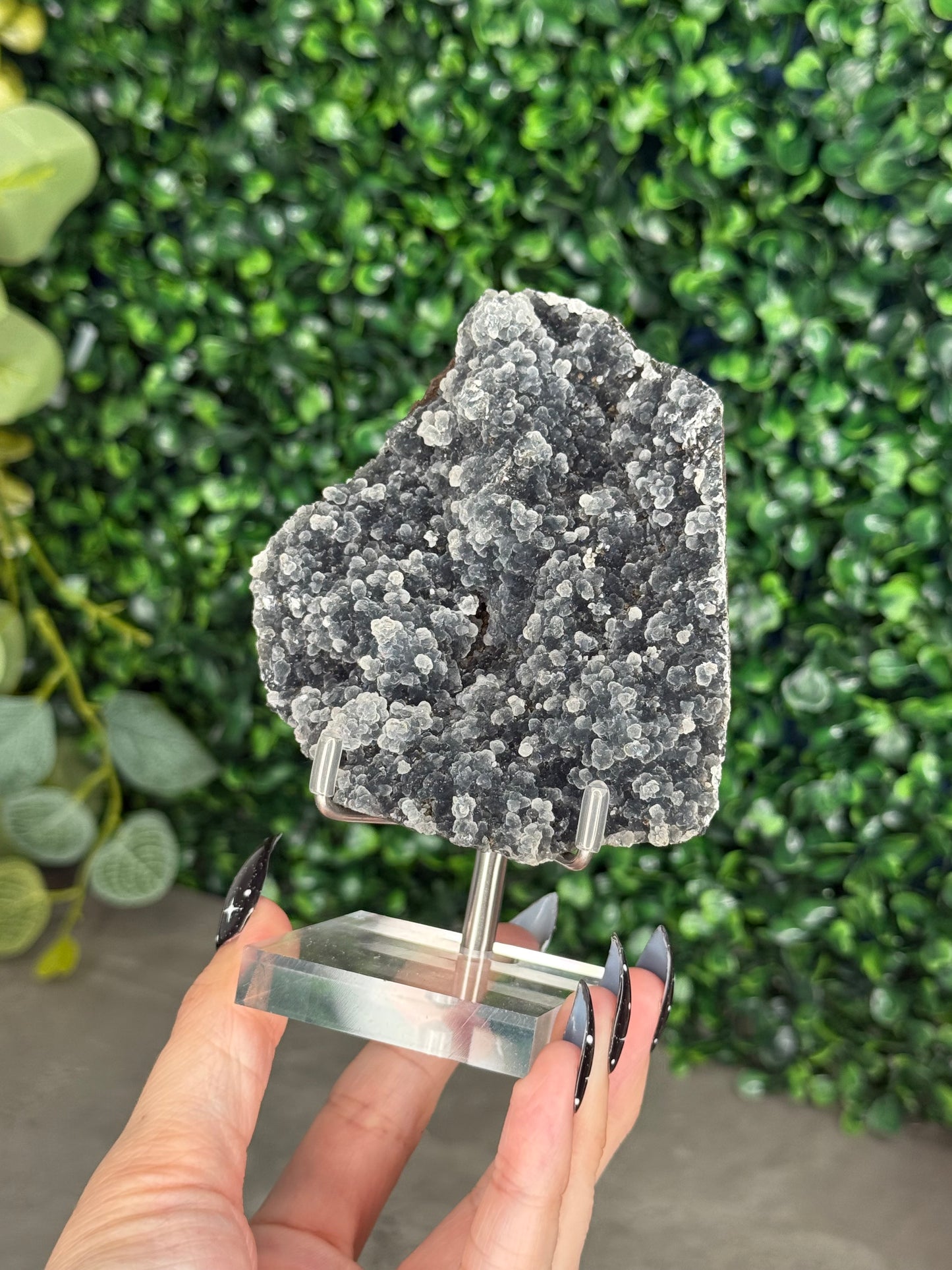 Black Chalcedony Crystal Specimen J