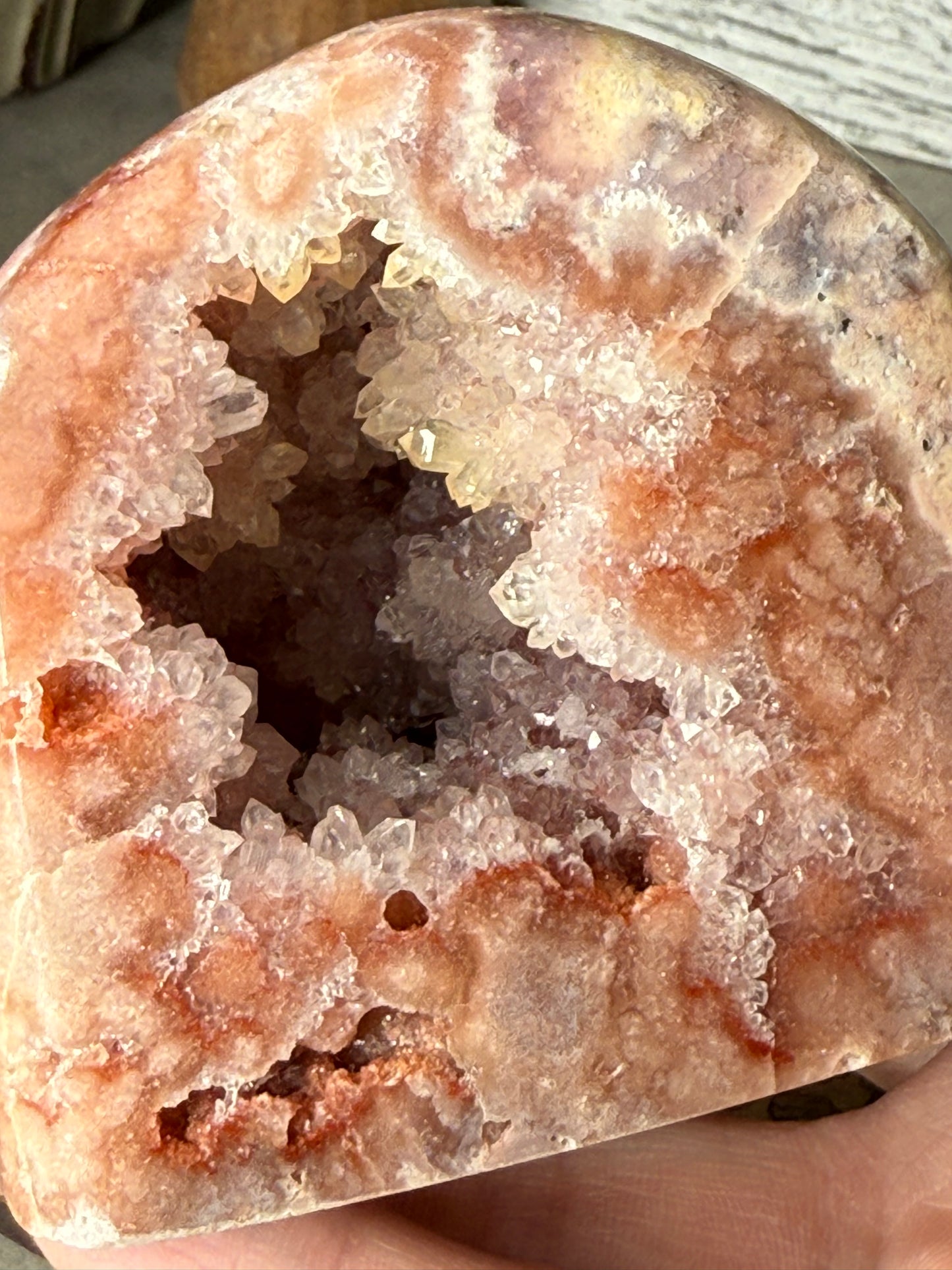 Druzy Pink Amethyst Crystal Freeform