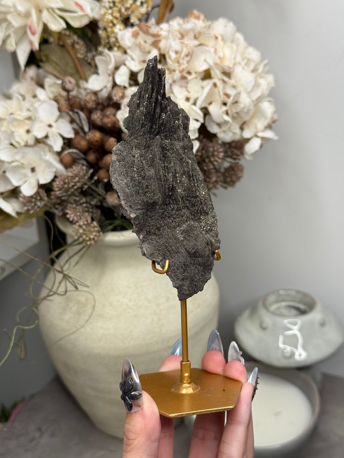Pyritized Petrified Wood from Indonesia - B