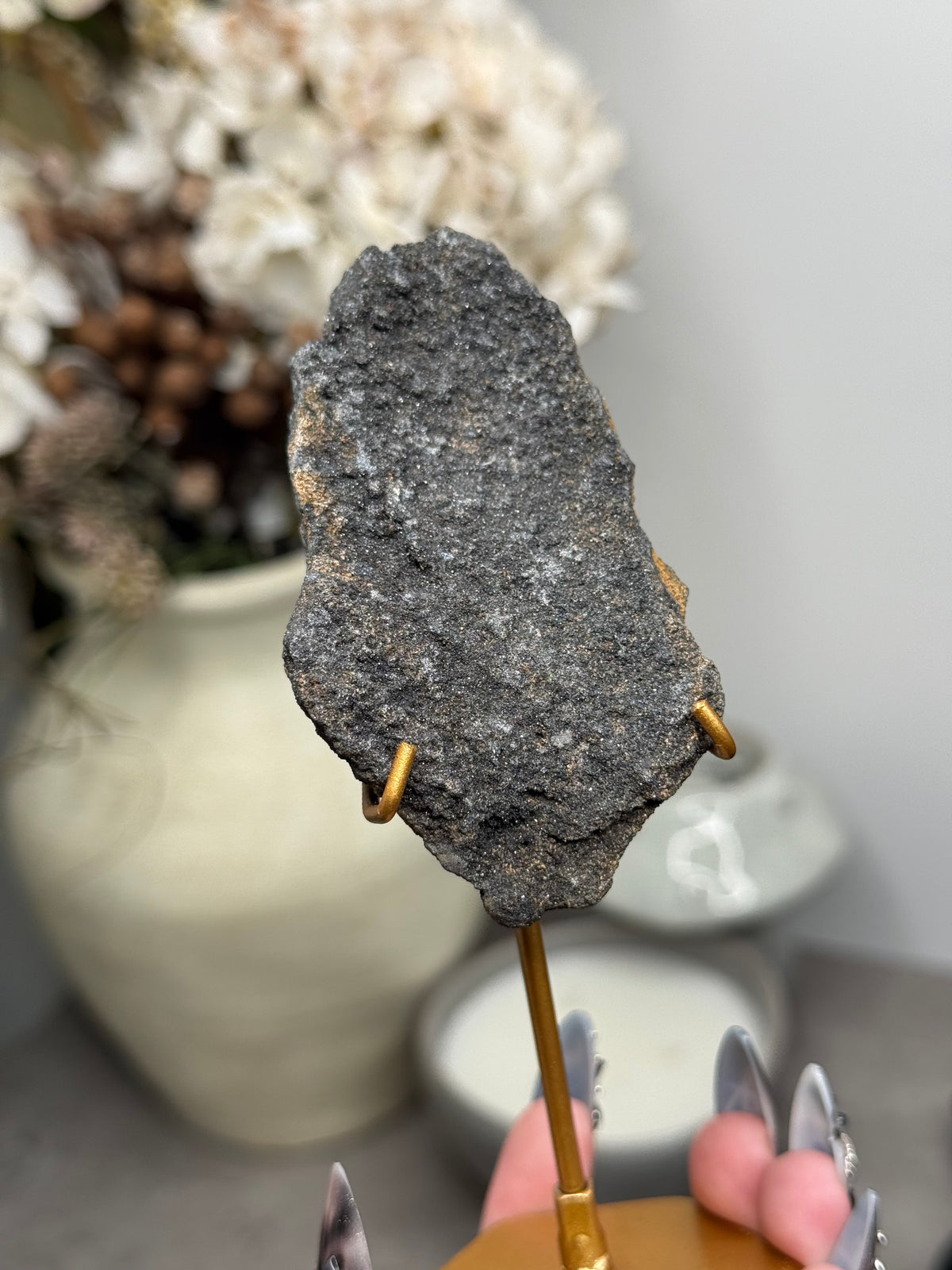 Botryoidal Goethite with Druzy Quartz Coating from Banten, Indonesia - E