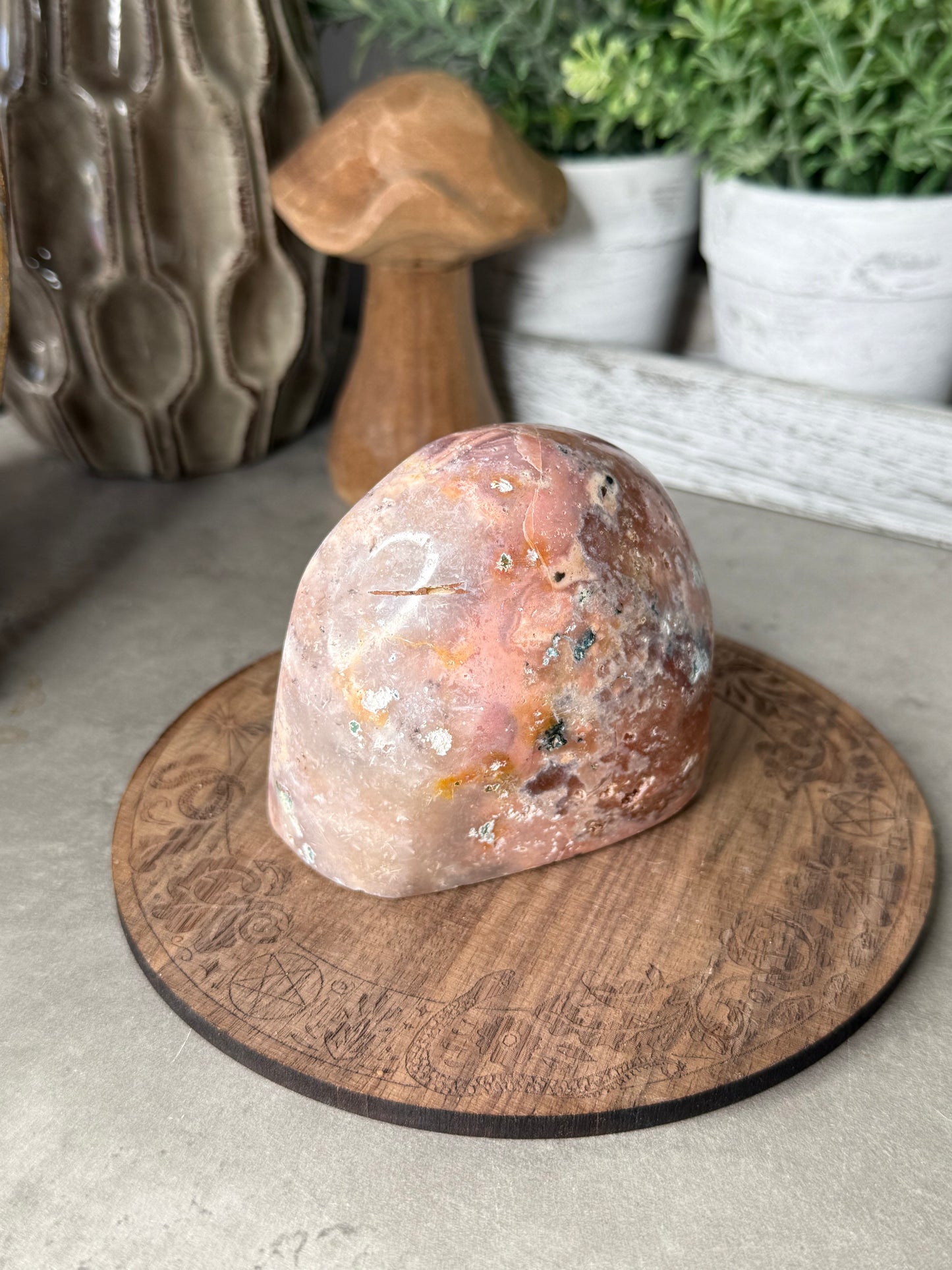 Druzy Pink Amethyst Crystal Freeform