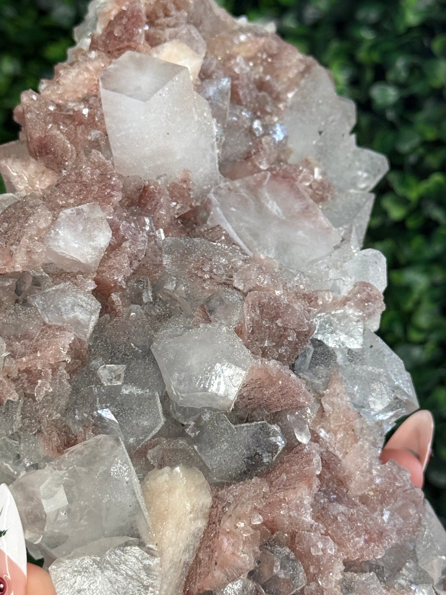 Apophyllite on Heulandite with Sugar Apophyllite Coating from India 1.3kg