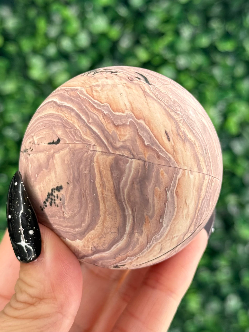Pink Picture Jasper Spheres F