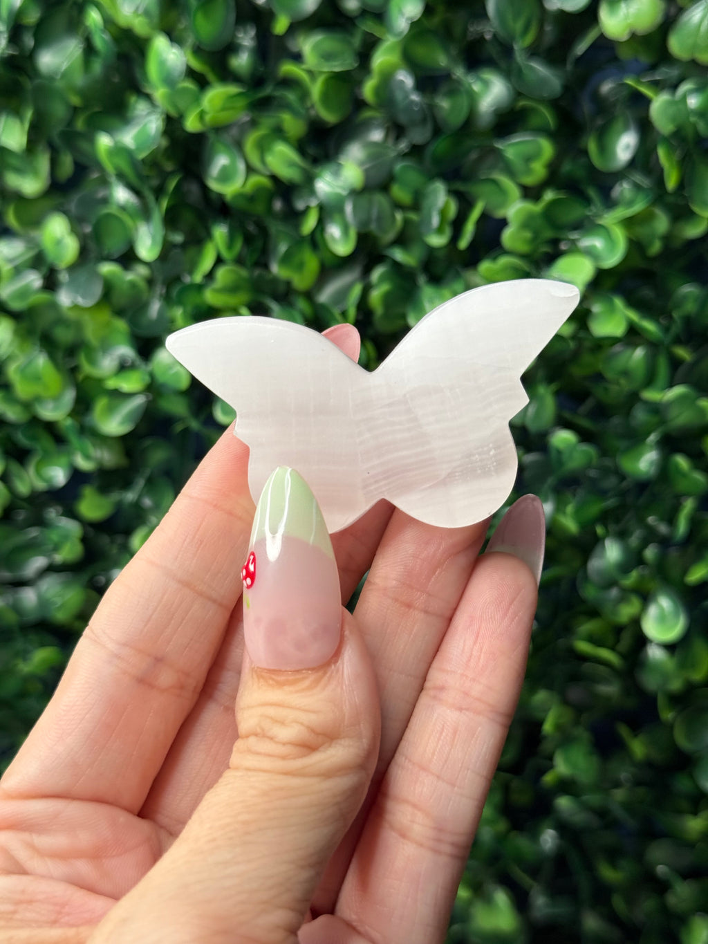 Mangano Calcite Mini Butterfly Crystal Carvings - Pakistan