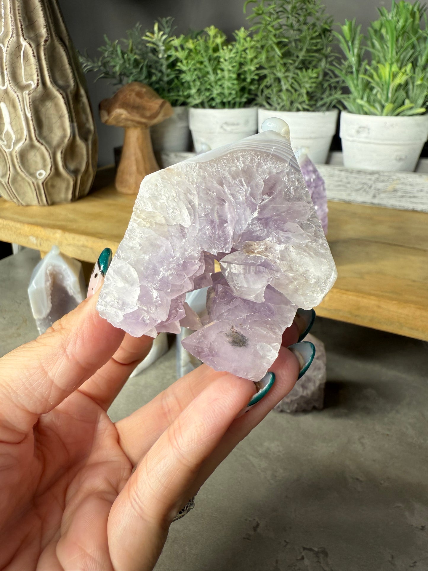 Druzy Amethyst Agate Crystal Towers