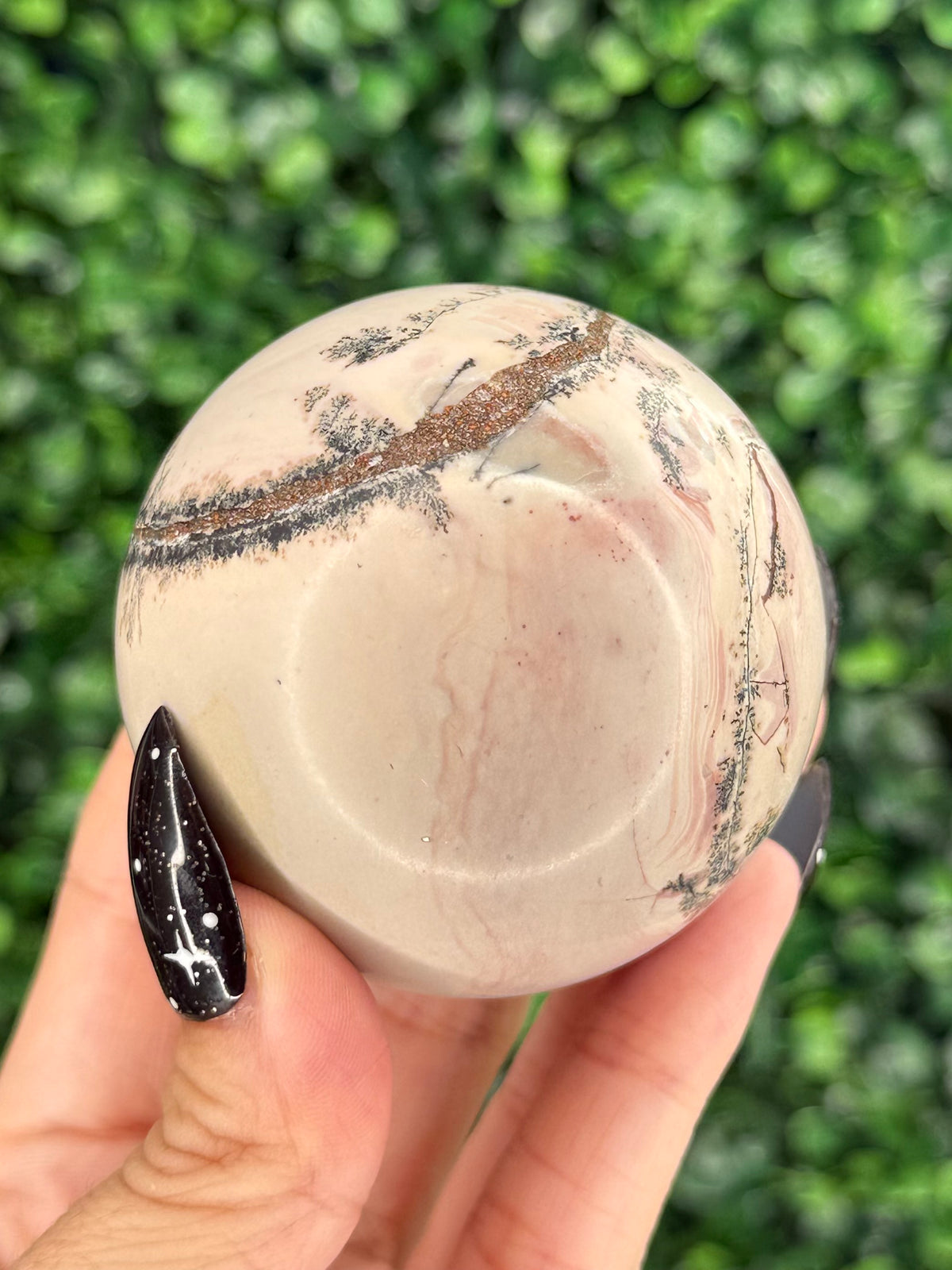 Pink Picture Jasper Spheres D