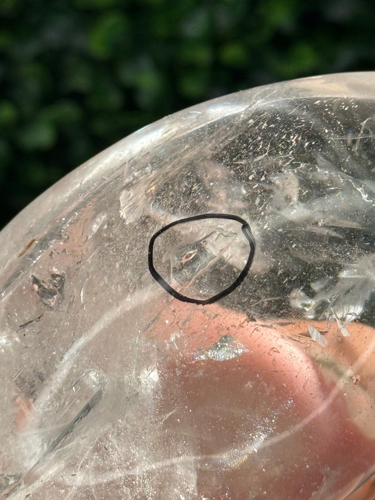 Rare Polished Enhydro Clear Quartz Freeform - Imperfect