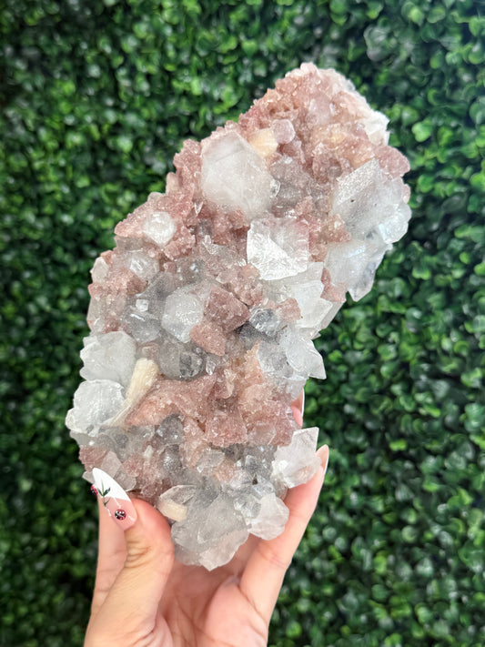 Apophyllite on Heulandite with Sugar Apophyllite Coating from India 1.3kg