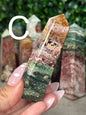 Unicorn Jasper Towers Crystal Carvings