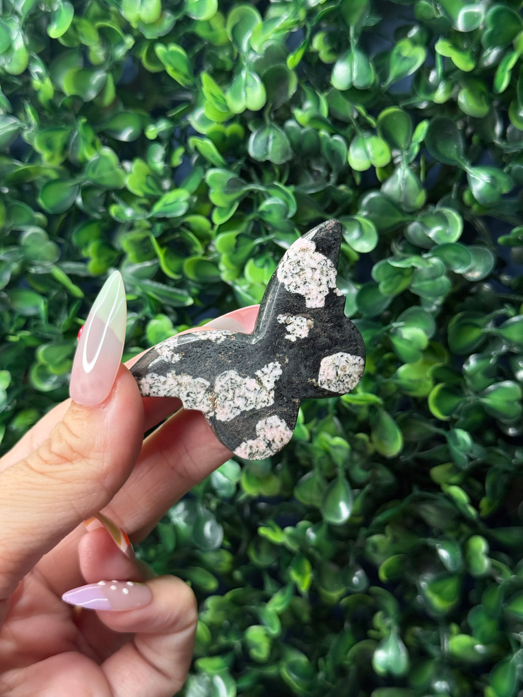 Snowflake Obsidian Mini Butterfly Crystal Carvings - Pakistan