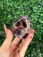 Alien Amethyst Teardrops hematite-included amethyst